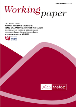 Welfare bilaterale e territori: verso una tassonomia delle prestazioni