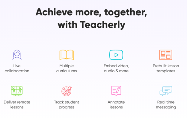 Main features of Teacherly