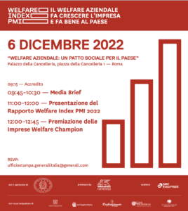 locandina welfare index pmi 2022 