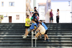 Foto dal camp estivo 2023 di "Bella storia. La tua" Progetto di Fondazione Unipolis dedicato a 50 giovani di Campania e Calabria