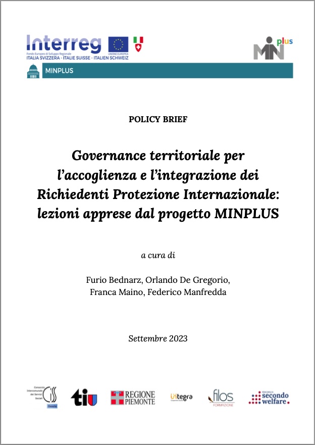 Governance territoriale per l’accoglienza e l’integrazione dei Richiedenti Protezione Internazionale: lezioni apprese dal progetto MINPLUS