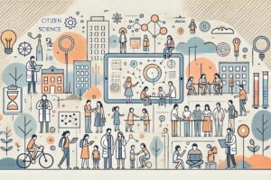 Immagine relativa al progetto Cityble in cui la Citizen Science è applicata per studiare sostenibilità e benessere in contesti urbani