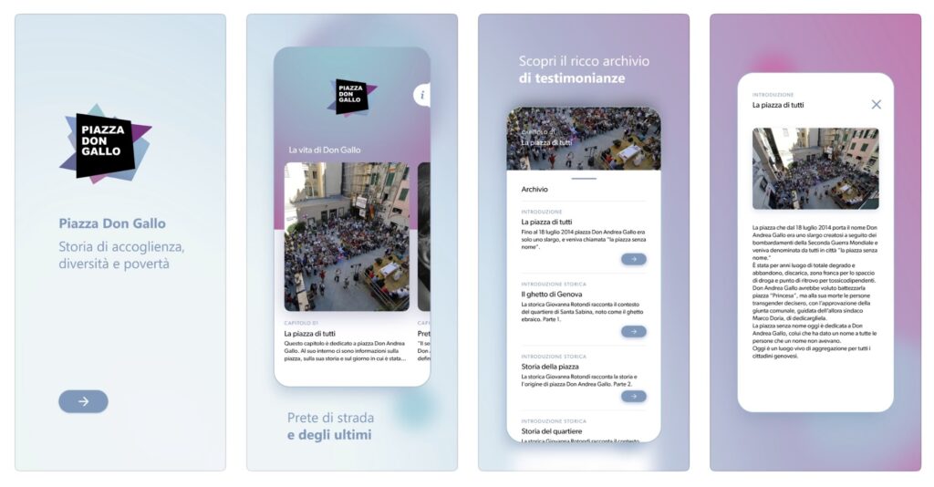 L'app di Piazza don Gallo - Foto: sanbenedetto.org