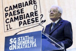 Il Presidente della Repubblica Sergio Mattarella alla V Edizione degli Stati generali della Natalità.