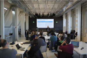 Uno dei momenti dell'evento finale della Comunità di pratica del progetto Non Profit Digital Leaders promosso da Social Techno - TechSoup Italia